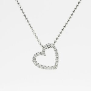Collana cuore punto luce