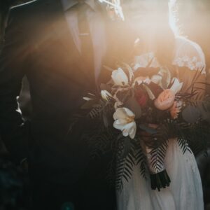 Bouquet e segnaposto coordinati