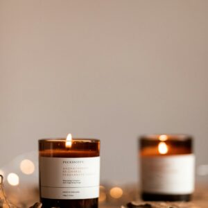 Duo candele ambra Fico e sale — edizione speciale