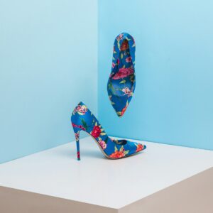 Décolleté in stampa floreale