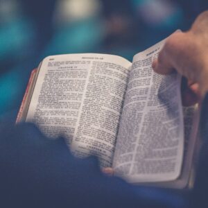 Bibbia in edizione rilegata con custodia